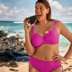 Dámské plavkové kalhotky M6 8703-0 126 magenta - Anita 38