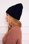 Fleecová čepice Sylwia K244 navy blue UNI
