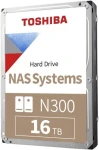 Toshiba N300 MN11ACA16TS 16TB / HDD / 3.5" / SATA 6 Gb/s / 512MB cache / 7 200 rpm / Interní (MN11ACA16TS)