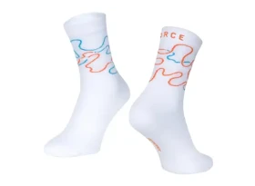 Force Livery cyklistické ponožky bílá vel. 42-46
