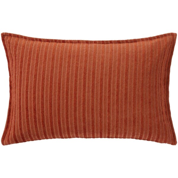 Ib Laursen Bavlněný povlak na polštář Rust Stripe 40 × 60 cm, oranžová barva, textil