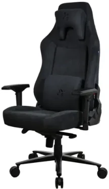 AROZZI VERNAZZA XL Supersoft Pure Black / Herní židle / látkové čalounění / černá / nosnost 170kg (VERNAZZA-XL-SPSF-PBK)