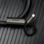 USAMS U22 SJ282 černá / Adaptér / USB-C - HDMI / 4K / 0,15 m (SJ282HD01)
