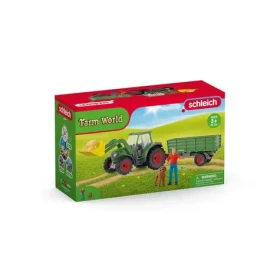Schleich Traktor s přívěsem