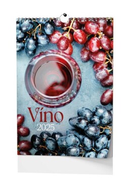 Víno 2025 nástěnný kalendář