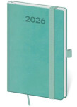 Diář 2026 týdenní kapesní Print Pop - světle zelená