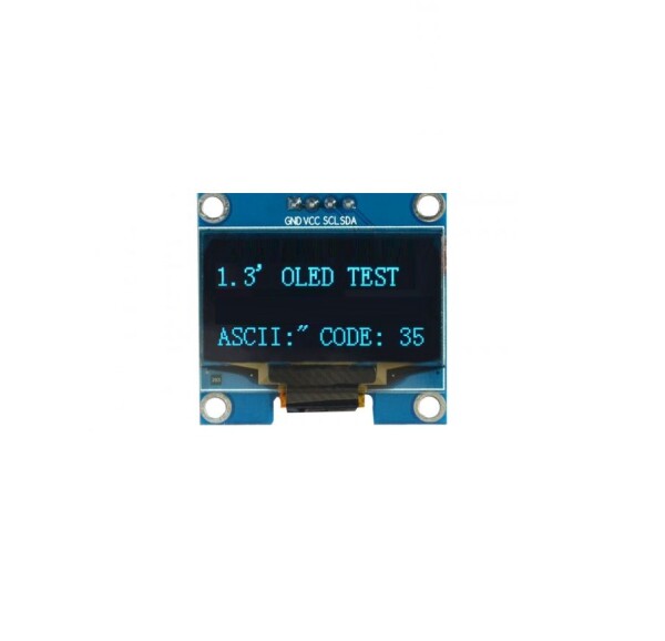 IIC I2C OLED displej 1,3" - Modrý, 128 x 64