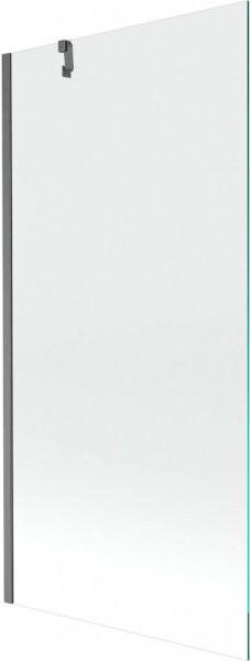 MEXEN/S - Next vanová zástěna FIX 90 x 150, transparent, grafit kartáčovaná 895-090-000-00-00-66