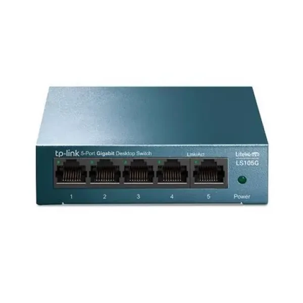 TP-Link LS105G / Switch / 5x 10/100/1000 Mbit/s / Kovové provedení / Bez ventilátoru