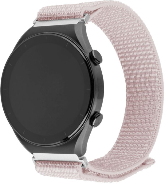 FIXED Nylonový řemínek Nylon Sporty Strap s Quick Release 22mm pro smartwatch růžově zlatý (FIXNST2-22MM-ROGD)