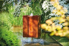 Oase Cube 90 CS - měděná fontána