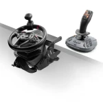 Thrustmaster T128 SimTask Farming Pack černá / Sada volantu, pedálů a joysticku / Force Feedback / PS5 / PC (4160937)
