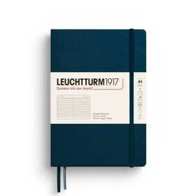 Leuchtturm1917 Zápisník Deep Sea Medium A5 linkovaný