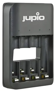 Jupio USB nabíječka AA/AAA baterií / Nabíječka baterií / 4 sloty / LED (JBC0110)