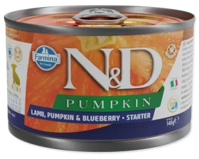ND Puppy Starter Lamb, Pumpkin Blueberry 140 g / Konzerva pro psy / štěňata malých plemen / bez obilovin (L4-40027)
