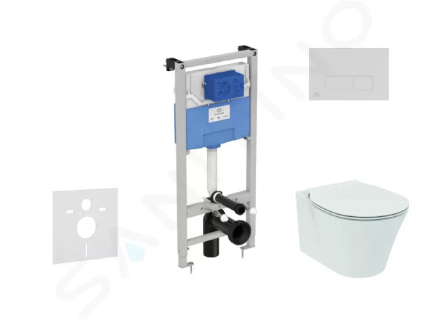 IDEAL STANDARD - ProSys Set předstěnové instalace, klozetu a sedátka Connect Air, tlačítka Oleas M2, Aquablade, SoftClose, bílá ProSys120M SP19