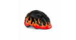 Dětská cyklistická helma MET Hooray černá plameny