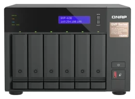 QNAP QVP-63B černá / NVR / 8 kanálů / 6x 3,5" / Intel Core i3 / 16GB DDR4 (QVP-63B)