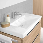 VILLEROY & BOCH - Subway 2.0 Umyvadlo 800x470 mm, s přepadem, otvor pro baterii, CeramicPlus, alpská bílá 71758GR1