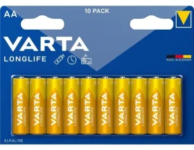 Varta Longlife AA / Baterie / 1.5V / alkalická / 10 ks (4008496067633)