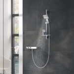 GROHE - Rainshower SmartActive Cube Sada sprchové hlavice 130 6,8 l/min, 3 proudy, tyče 60 cm a hadice, chrom 26585000