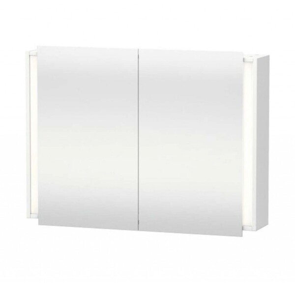 DURAVIT - Ketho Zrcadlová skříňka s LED osvětlením, 100x75x18 cm, bílá mat KT7532018180000