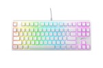 XTRFY K4 TKL RGB bílá / herní klávesnice / mechanická / spínače Kailh Red / USB / 2m / US Layout (XG-K4-RGB-TKL-WH-R-US)