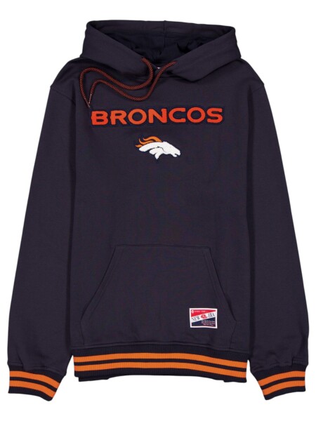 New Era Pánská mikina Denver Broncos NFL Felt Logo Throwback Hoodie Velikost: L