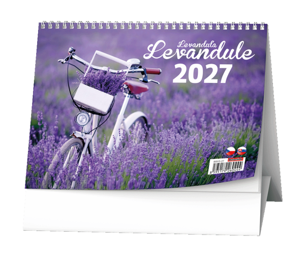 Stolní kalendář 2027 Baloušek Levandule