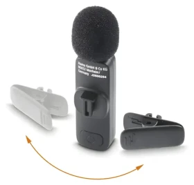 Hama Lavalier Smart / Klopový mikrofon / bezdrátový / USB-C / redukce šumu / výdrž 4,5 h