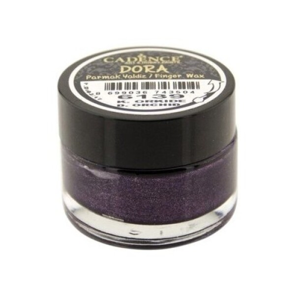 Metalický patinovací vosk Cadence Dora Wax, 20 ml - dark orchid, tm. fialový