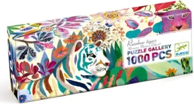 DJECO Panoramatické puzzle Duhoví tygři