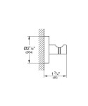 GROHE - Essentials Háček na koupací plášť, kartáčovaný Cool Sunrise 40364GN1