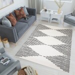 DumDekorace Elegantní koberec s jednoduchým potiskem Šířka: 80 cm | Délka: 150 cm