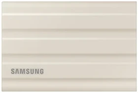 SAMSUNG T7 Shield Externí SSD disk 2TB béžová / Externí SSD / R: 1050 MBs W: 1000MBs / USB-C / IP65 (MU-PE2T0K/EU)