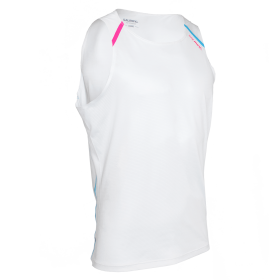 Běžecké tílko SALMING Pitea Singlet 21 White Velikost textilu: