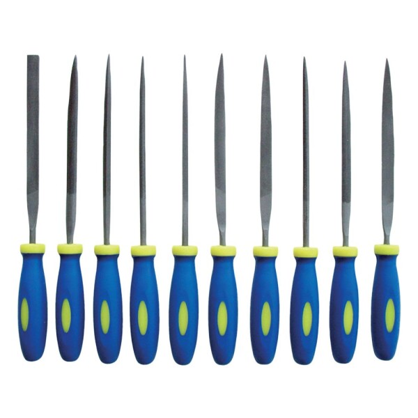 EXTOL CRAFT 8801 Pilníky na kov jehlové, sada 10ks