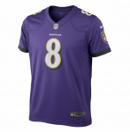 Pánský dres Lamar Jackson #8 Baltimore Ravens NFL Nike Game Home Jersey Velikost: XL