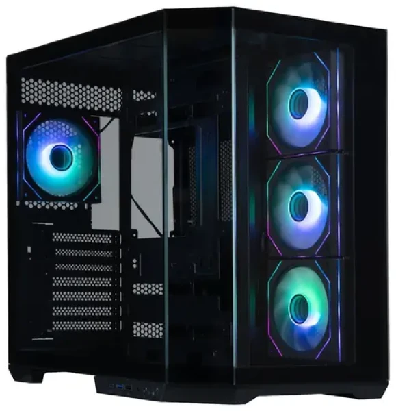 BitFenix T10 černá / Skříň / ATX / 4x 120mm ARGB + controller / USB 3.0 / USB-C / bez zdroje / panoramatická bočnice (BFC-T10-300-KKGSK-4A)