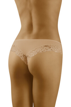 Dámská tanga model 17734109 beige WOLBAR Béžová L - Wol-Bar