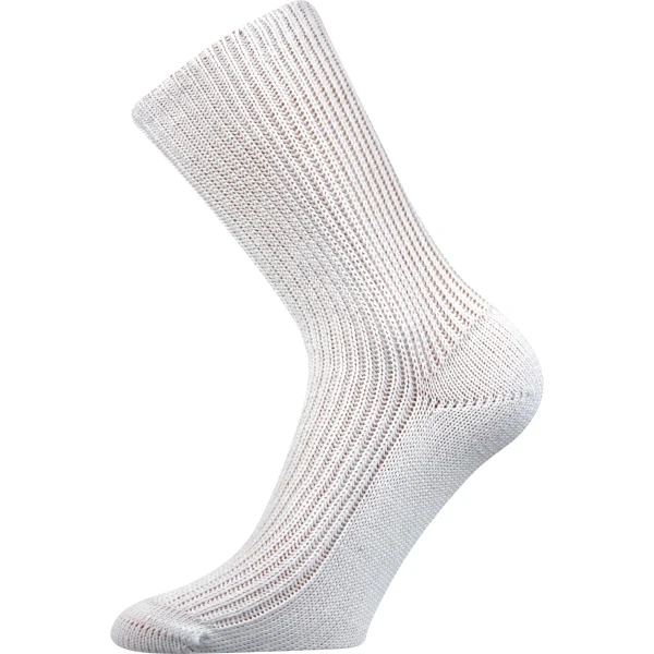 BOMA Ponožky silné PEPINA 100% bavlněné BÍLÉ (3 páry) 43-45 109140