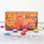 The English Soap Company Vánoční mýdlo Perníček - Pomeranč/Skořice 190 g, oranžová barva
