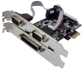 Longshine LCS-6322M / Řadič / PCIe / 2x sériový (RS232) + 1x paralelní port / MosChip MCS9901 (LCS-6322M)