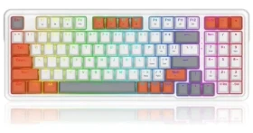 Redragon K664WOG-RGB Gloria bílá / Herní klávesnice / mechanická / spínače red / USB / US (K664WOG-RGB)