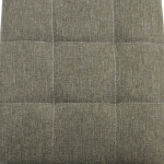 Jídelní židle, potah lanýžová látka, kov antracitový matný lak