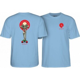 Tričko POWELL PERALTA Tucking Skeleton Blue velikost XL