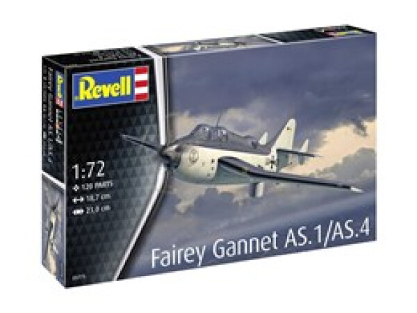 Plastic ModelKit letadlo 03775 - Fairey Gannet AS.1/AS.4 (1:72)