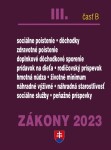 Zákony III časť 2023 Sociálne poistenie, zdravotné poistenie,