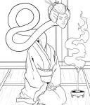 Dziwne i przerażające yokai, hororové antistresové omalovánky, Davie Yakusaa