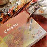 Canson Acrylic papír na akryl 400g blok 24 x 32 cm